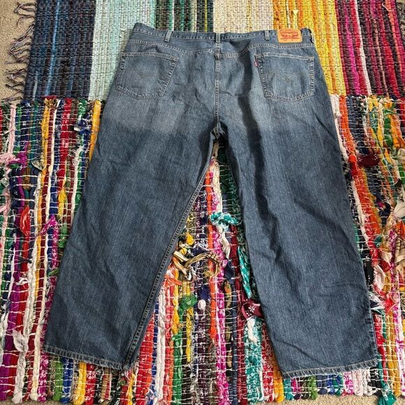 Levi’s 52x29 550s relaxed fit Classic Blue Denim Jeans 👖 - Picture 3 of 10